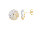 BOUCLES OREILLES bicolore et pavage