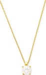 Collier oxydes de zirconium or jaune  393027.Z0