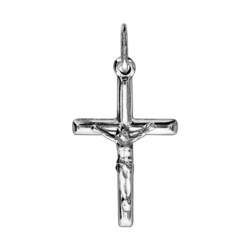 croix christ argent