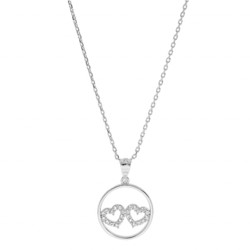 collier coeur argent