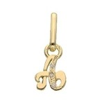 PENDENTIF LETTRE OR