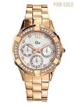 Montre fantaisie GO plaque or rose