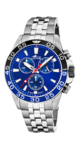 Montre, Lotus, Homme chrono, Cadran bleu 18765/1 