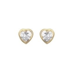 Boucles d'oreilles coeur oxydes XBOR69Z