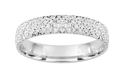 Alliance or blanc 9 carats
