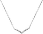 collier argent oxydes 40cm