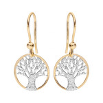 Boucles d&#039;oreilles arbre d vie 