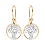 Boucles d&#039;oreilles arbre d vie 