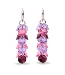 Boucles d'oreilles cristal  frou Frou