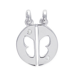 Pendentif argent rhodi scable