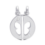 Pendentif argent rhodi scable