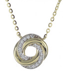 COLLIER 375 OR JAUNE OZ CERCLES 42+3CM