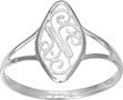 BAGUE ARGENT RHODIE 337060