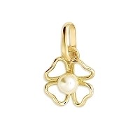 Pendentif trfle or jaune