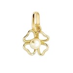 Pendentif trfle or jaune