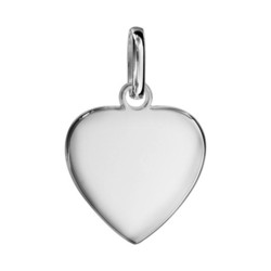 pendentif argent coeur graver