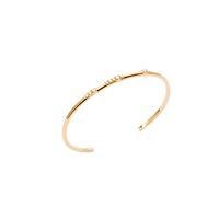 Bracelet plaqu or jonc ouvert  oxydes