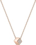 Collier plaqu or rose