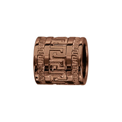 Charms acier et PVD marron