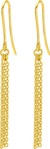 Boucle d&#039;oreilles pendante or jaune