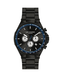 Montre homme Lee-Cooper, Edmund noire multifonctions