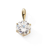 Pendentif oxyde or jaune 