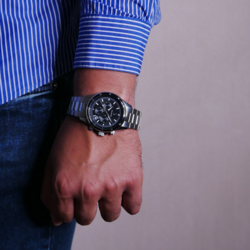 Montre Homme CRONOS Cadran Bleu Bracelet