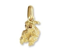 Pendentif ppite  Or jaune 18 carats