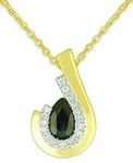 Collier or jaune Saphir Diamant  MCS26437-25