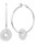 BOUCLES D 'OREILLES CREOLES ARGENT  