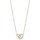 COLLIER PL OR 2 OVALES ENTREMELES OXYDES BLANCS SERTIS 