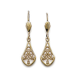 Boucles d'oreilles plaqu or