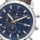 Montre Homme CRITERIUM Cadran Bleu Bracelet Cuir Brun