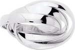 bague entrelace argent rhodi 