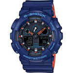 Montre, Homme, Double affichage, G-shock, Bleu 