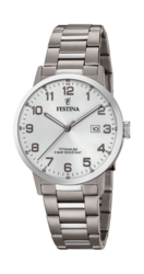 Montre, Homme, Classique, Titane, Festina, F20435/1