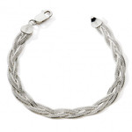 BRACELET 3FILS BLANC GM  