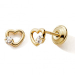 BO OR JAUNE PETIT COEUR / OZ VIS 