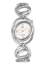 Montre fantaisie femme chrom GO bracelets anneau