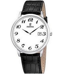 Montre Homme Extra plate Classique bracelet cuir Festina 