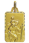 medaille st christophe 3500036800 or jaune 18 carats
