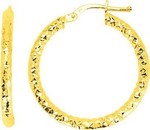 Boucles d&#039;oreilles creole or jaune