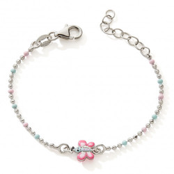 bracelet argent papillon