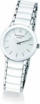 Montre analogique ceramique argent blanc 006K900