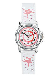 Montre fillette pdagogique Danseuse bracelet blanc 647614