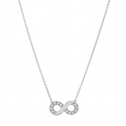 Collier infinis  graver argent 031607