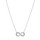 Collier infinis  graver argent 031607