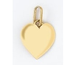 Pendentif Coeur Or jaune 18 carats