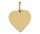 Pendentif coeur Or jaune 18 carats