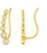 Boucles d'oreilles oxydes or jaune 9 carats